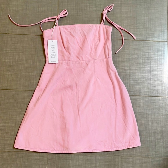 Boyish Dresses & Skirts - Boyish pink denim dress